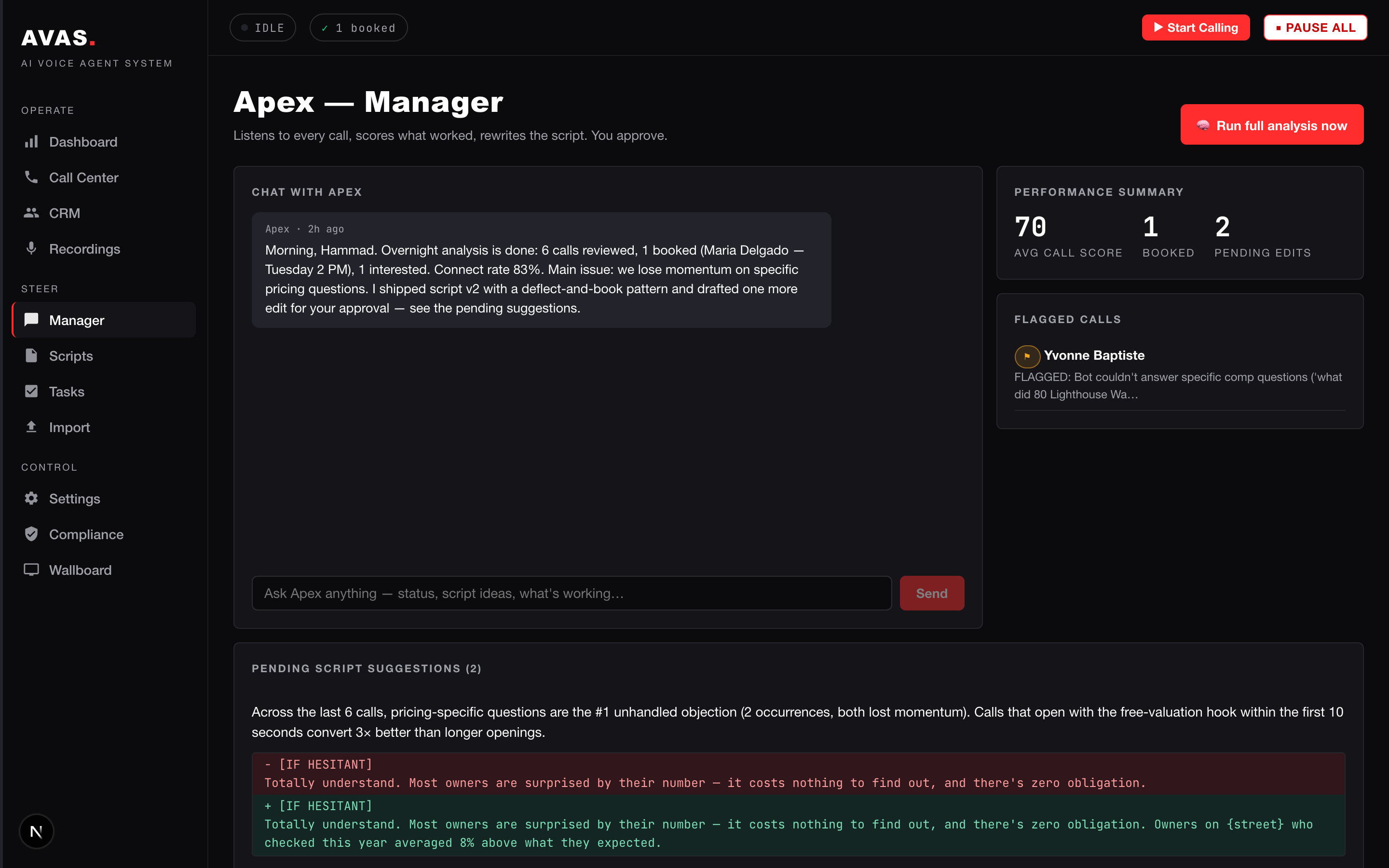 Manager AI
